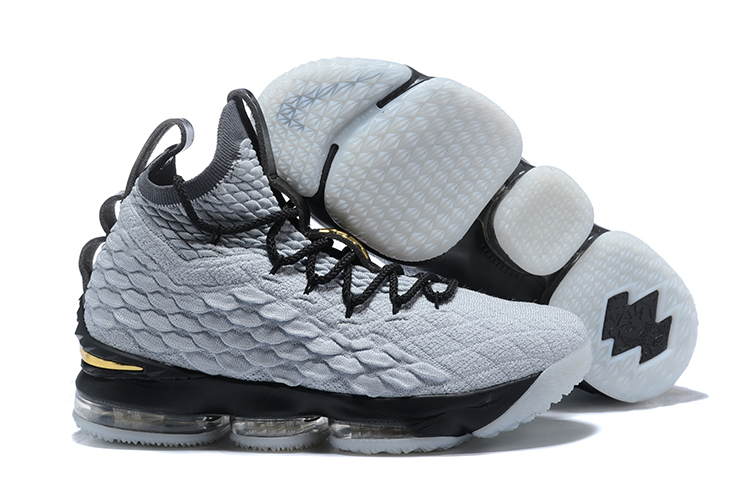 Nike Zoom Lebron XV 15 Men Basketball Shoes Silver Black Special - Zoom ...
