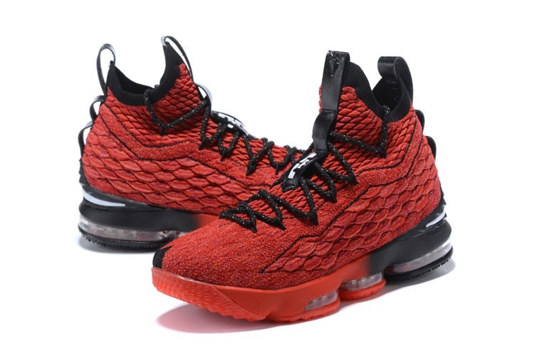 knitted upper low top sneakers Braun Zoom Lebron XV 15 GmarShops Nike Zoom Lebron XV 15 Men Basketball Shoes Wine Red Black Special