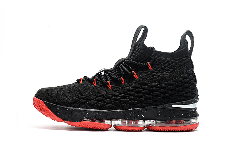 Lebron 15s red and black online
