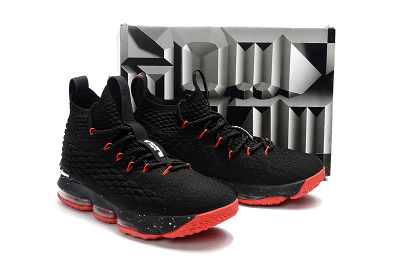 Nike Zoom Lebron XV 15 Women Basketball Shoes Black Red The Original Yellow Boot GaleriahitShops Zoom Lebron XV 15