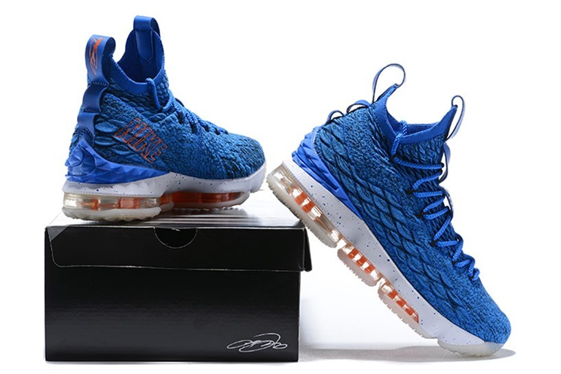 Royal blue lebron 15 best sale