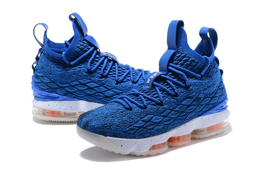 Lebron 15 white and blue shop