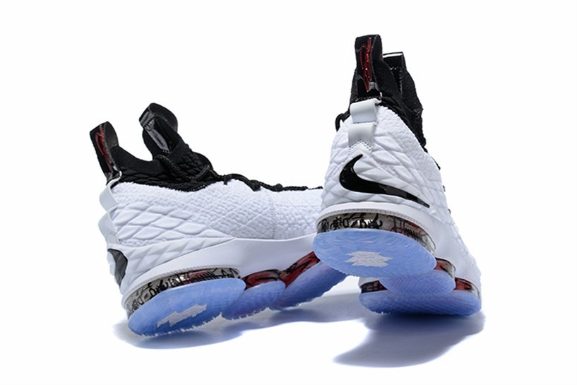Nike Zoom Lebron XV EP LBJ15 White Black AO2364 GmarShops 100 Zoom Lebron XV 15 nike turquoise shoes with orange pants