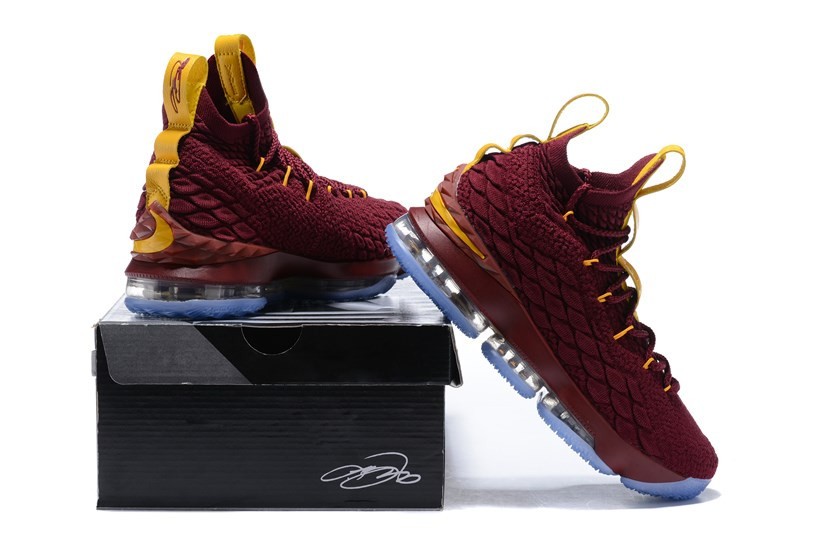 Lebron 15 wine and gold store