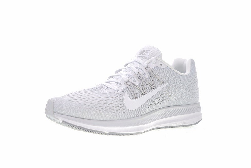 GmarShops - sneakers bialy szary - Nike Zoom 5 All Mens Running Shoes AA7406 - 100