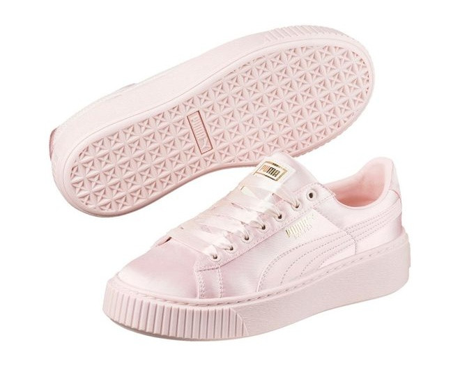 Puma basket platform tween jr sneaker clearance