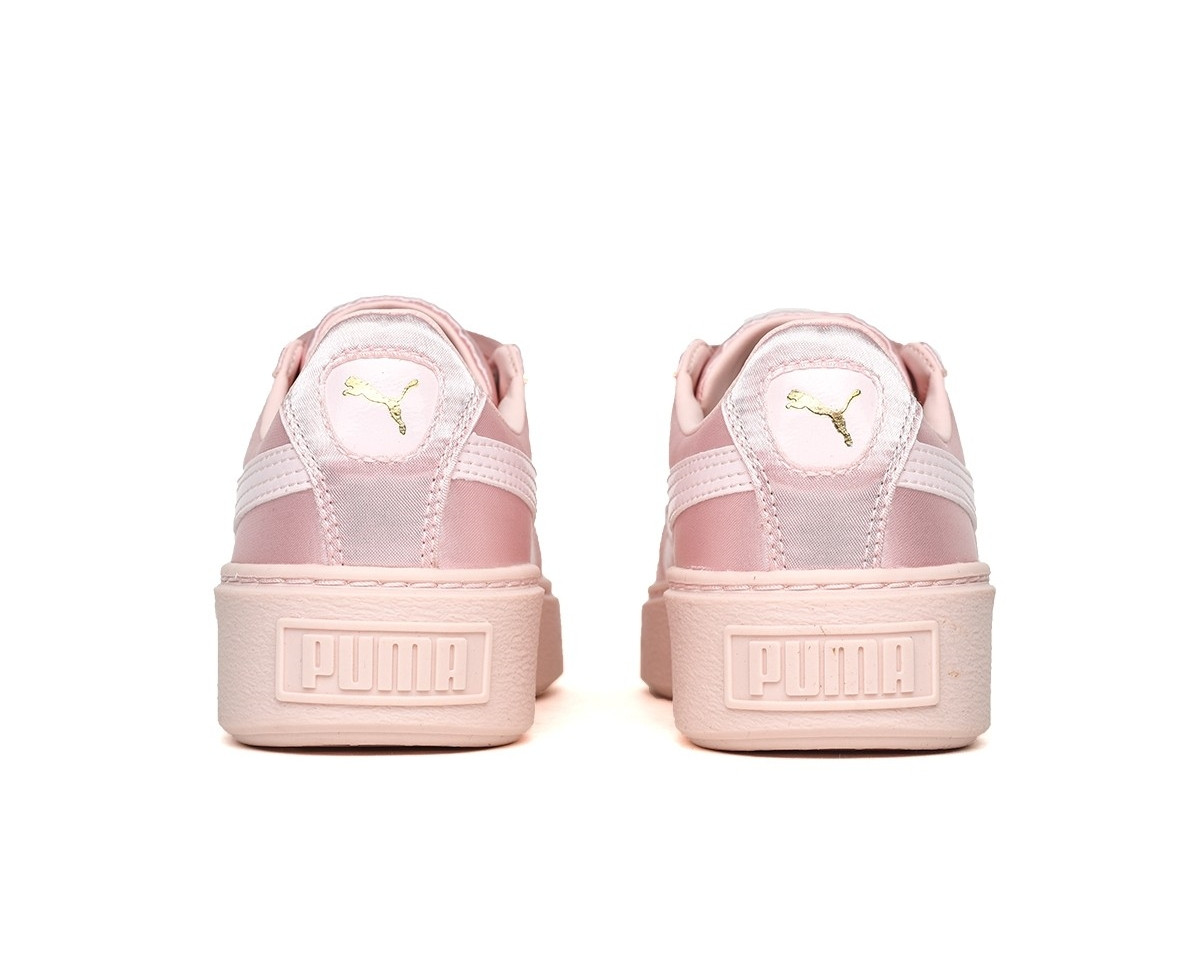 Puma basket platform tween jr sneaker top