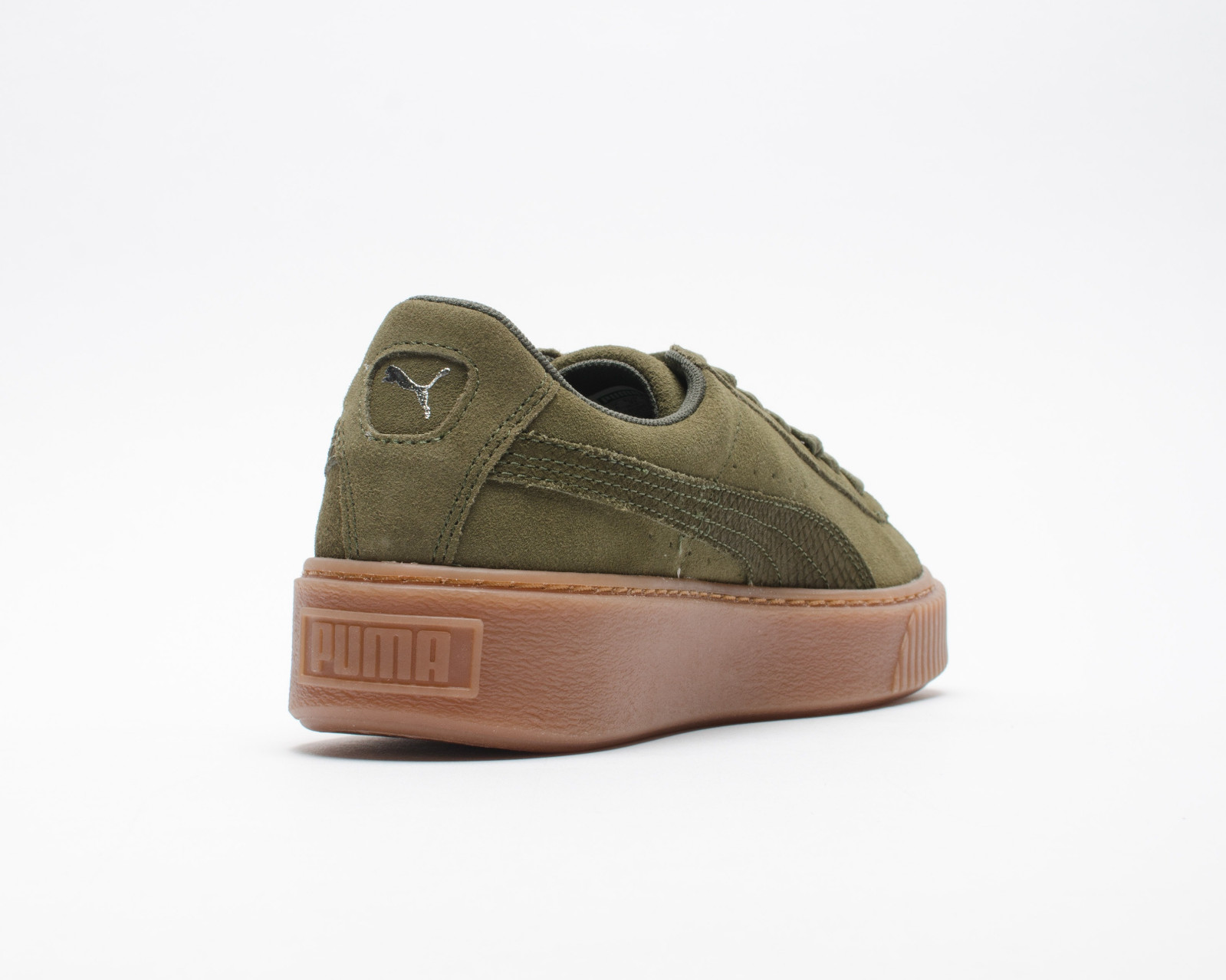 Suede platform animal women's trainers top
