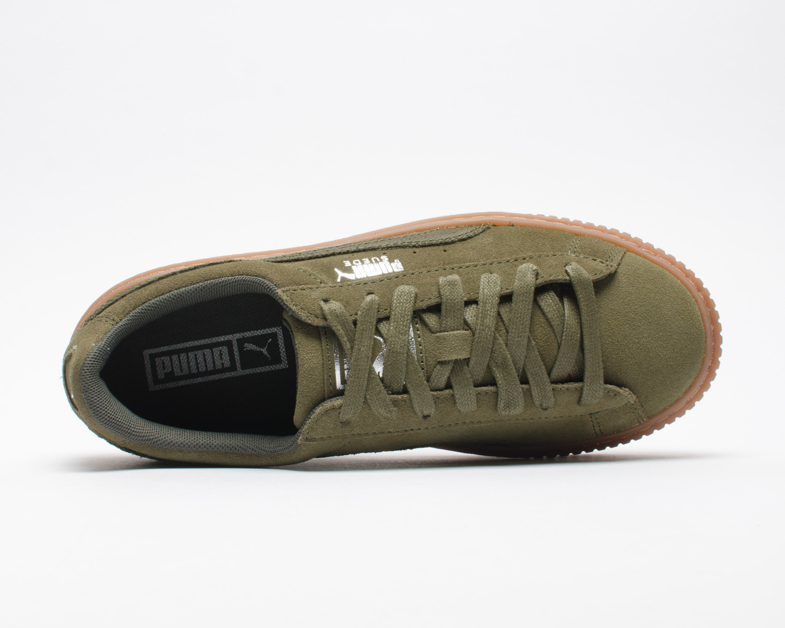 Suede platform animal women's trainers clearance