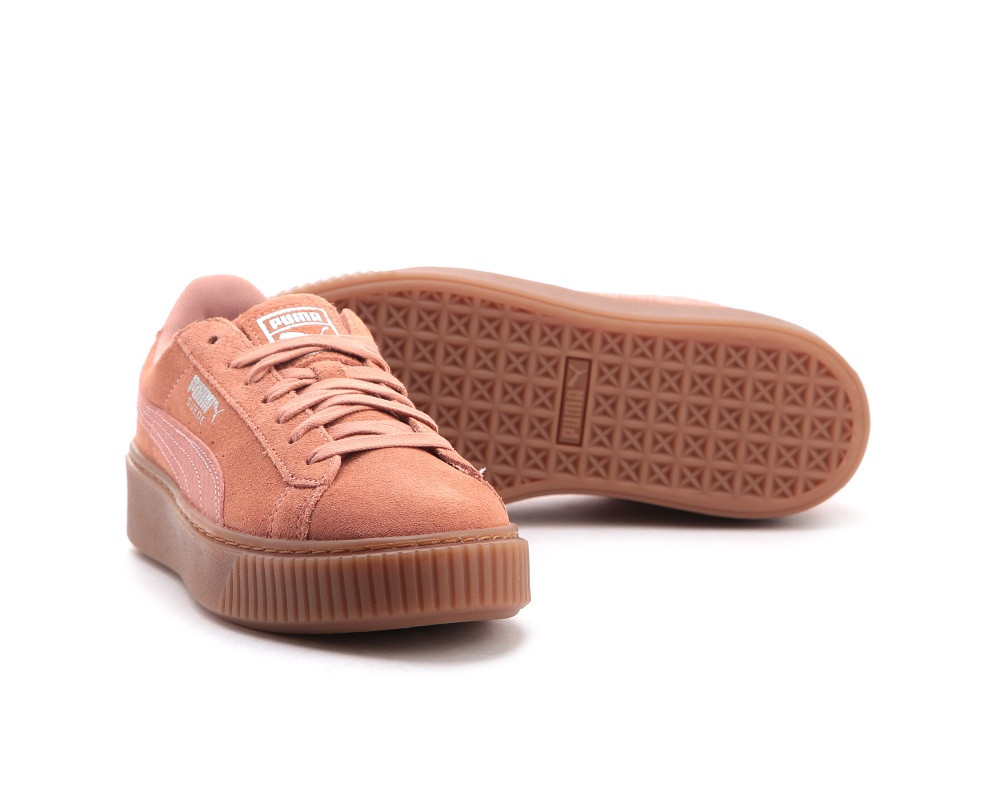 Suede platform animal women's trainers clearance