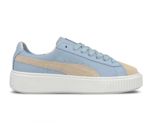 GmarShops 01 Puma Womens Basket Platform Coach NFL FM Womens Sneakers Silver 366364 Puma Shoes Coach NFL monogram print lace up trainers Blu