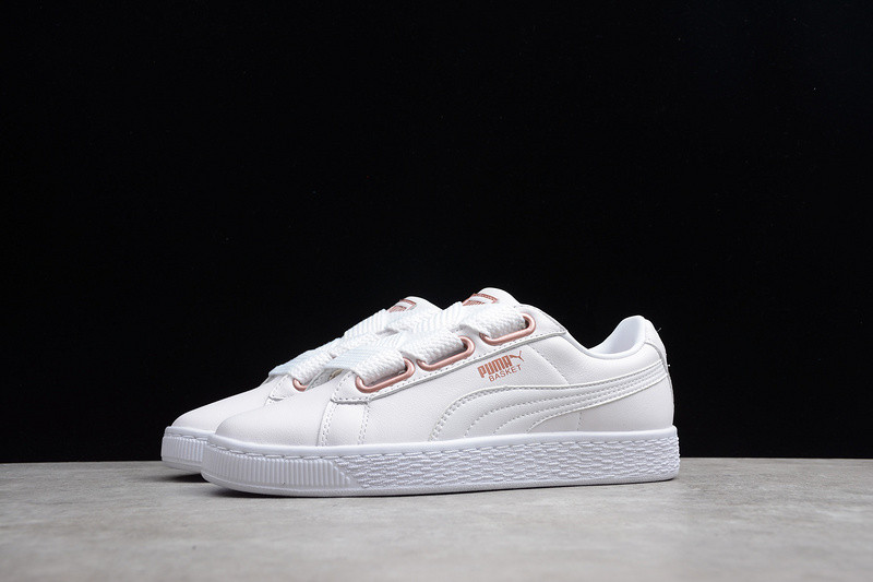 Puma basket white rose gold shop
