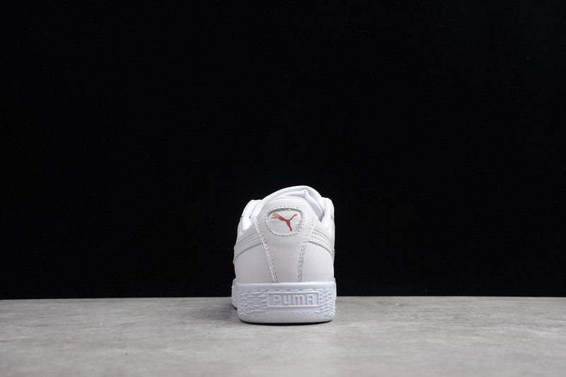 Puma basket heart black rose gold hot sale
