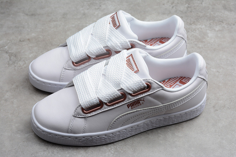 GaleriahitShops Sneakers PUMA Basket Heart Leather Puma White Rose Gold Womens Shoes 367817 01 Puma Shoes el producto Puma select Cell Alien Og EU 43 Puma Black Surf The Web
