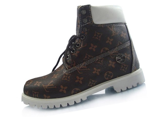 LV Timberlands!!  Custom timberland boots, Boots, Timberland boots